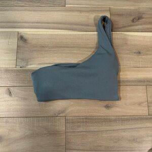 Kids Ribbed Gray Bottoms